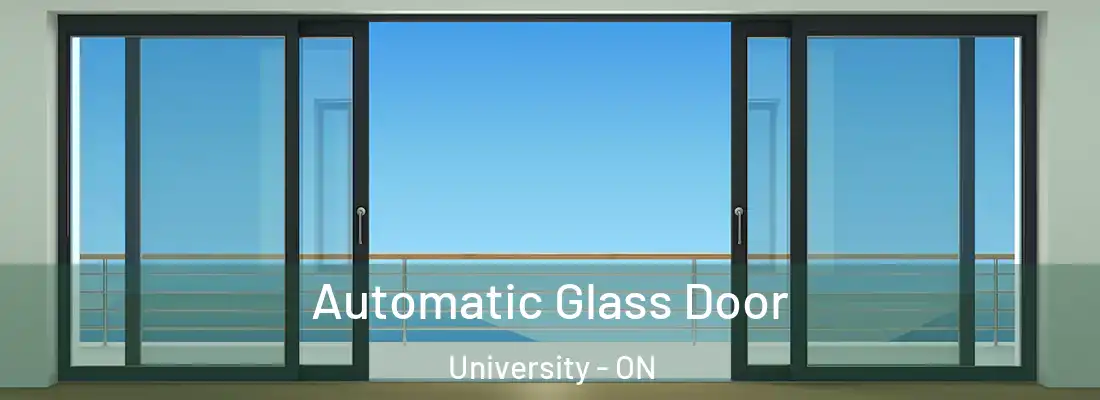  Automatic Glass Door University - ON
