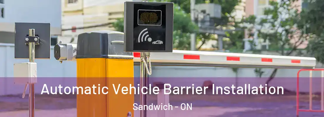  Automatic Vehicle Barrier Installation Sandwich - ON