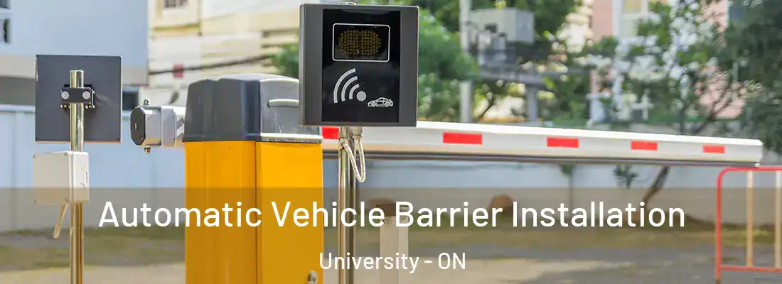  Automatic Vehicle Barrier Installation University - ON