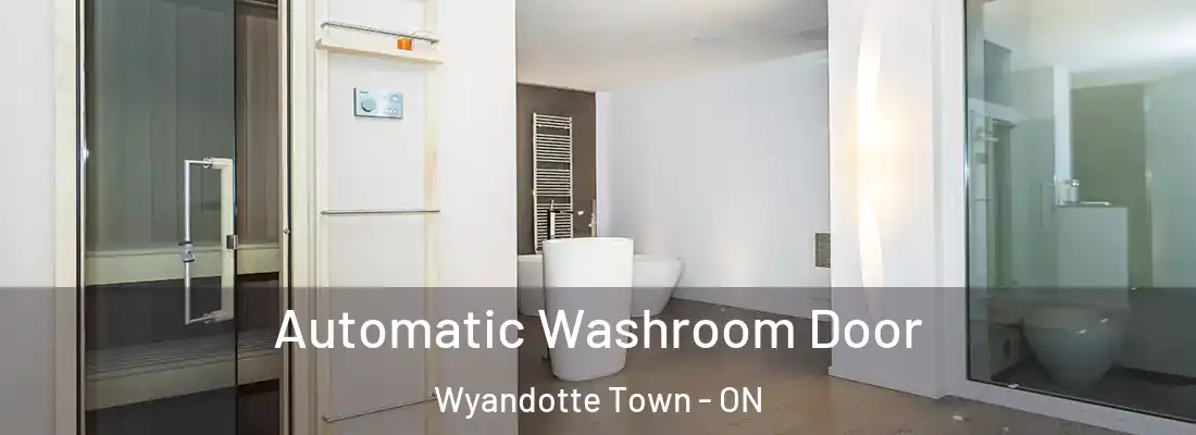  Automatic Washroom Door Wyandotte Town - ON