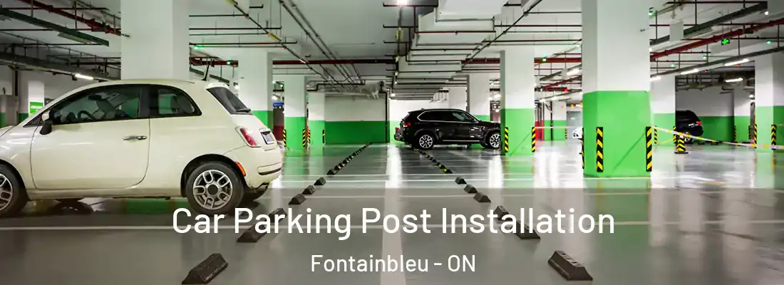  Car Parking Post Installation Fontainbleu - ON