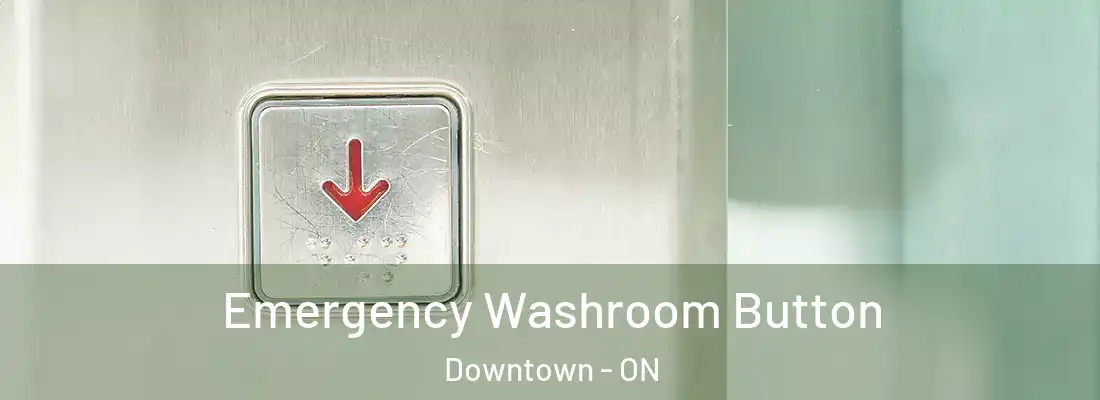  Emergency Washroom Button Downtown - ON