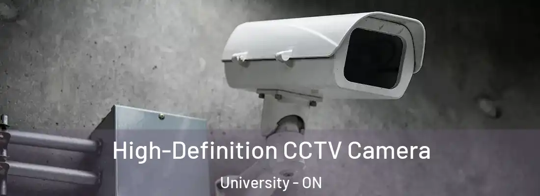  High-Definition CCTV Camera University - ON