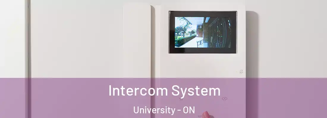  Intercom System University - ON