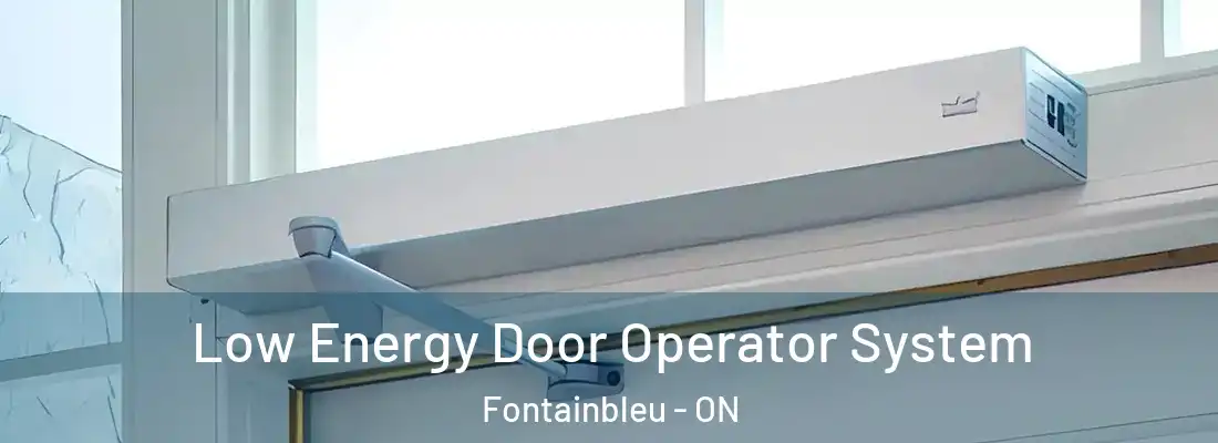  Low Energy Door Operator System Fontainbleu - ON