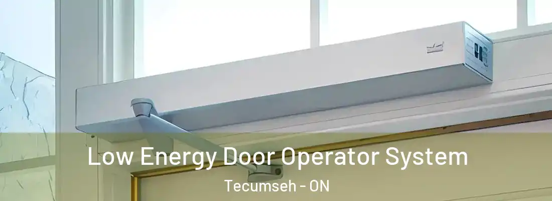  Low Energy Door Operator System Tecumseh - ON
