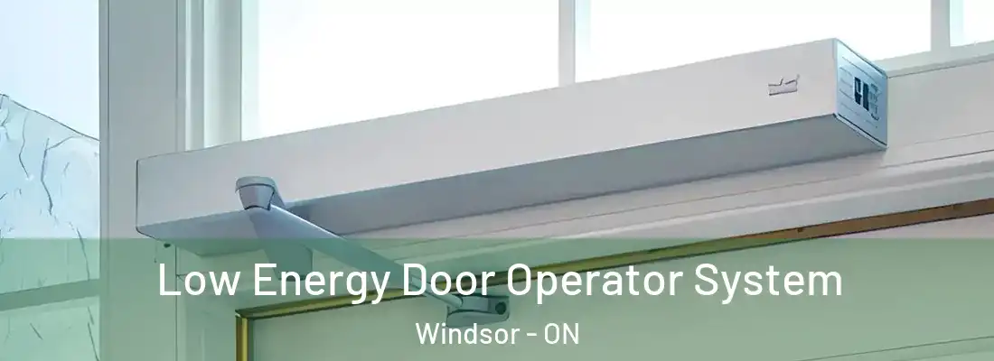  Low Energy Door Operator System Windsor - ON
