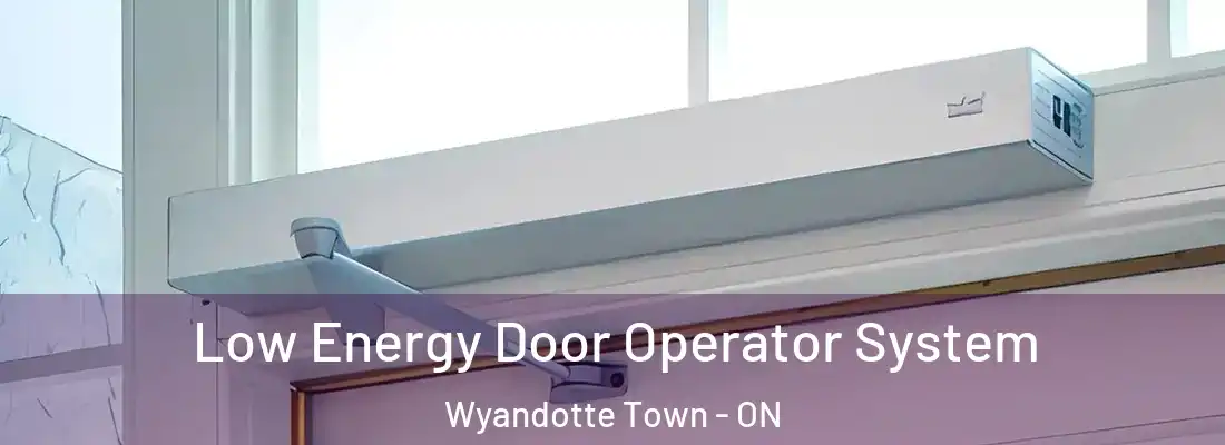  Low Energy Door Operator System Wyandotte Town - ON