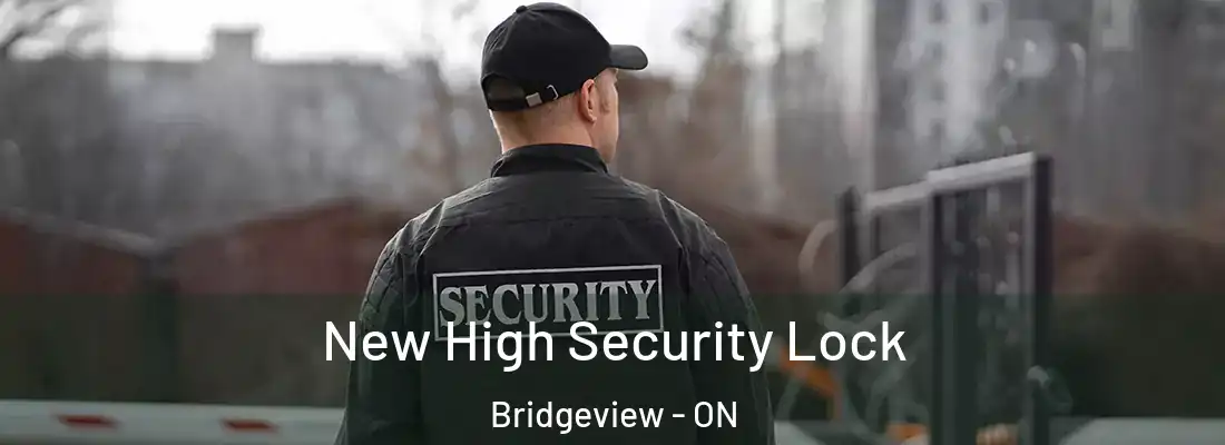  New High Security Lock Bridgeview - ON