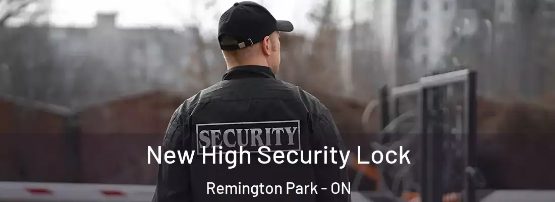  New High Security Lock Remington Park - ON