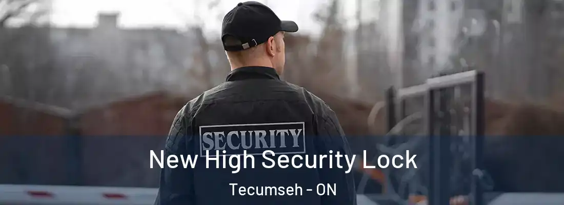 New High Security Lock Tecumseh - ON