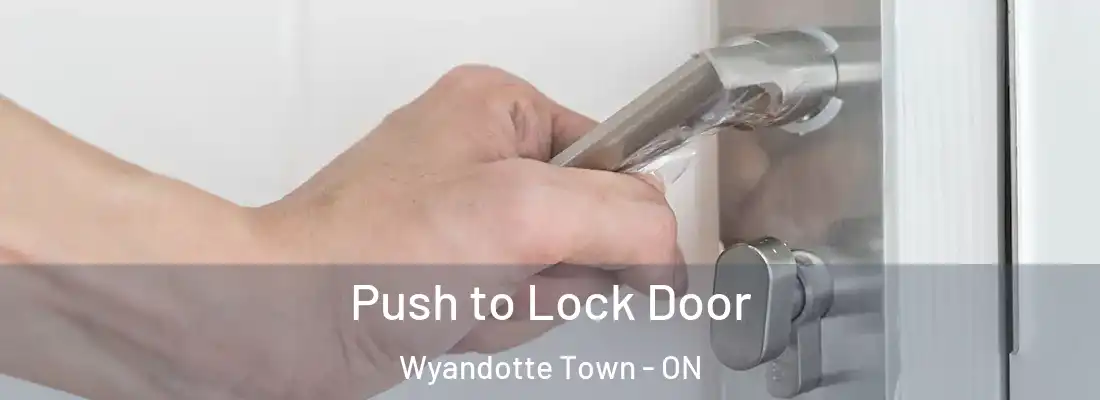  Push to Lock Door Wyandotte Town - ON