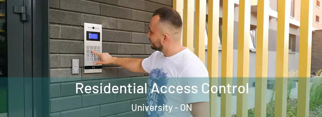  Residential Access Control University - ON