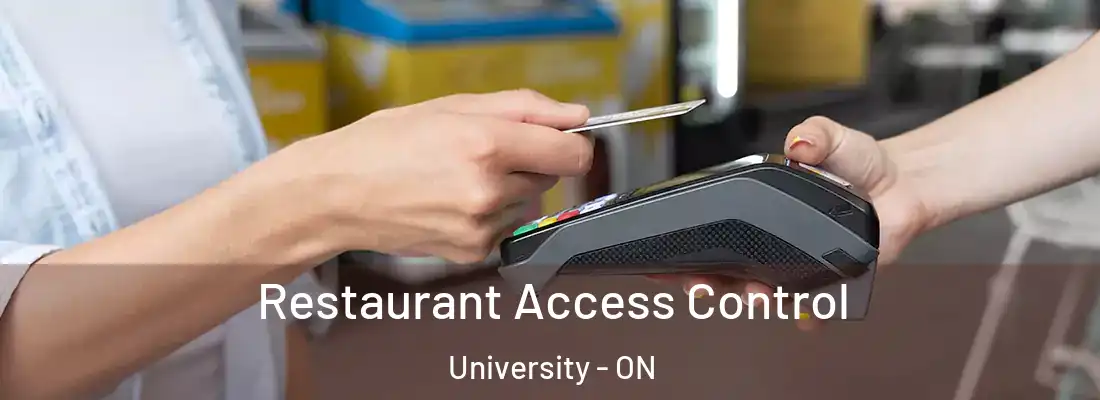  Restaurant Access Control University - ON