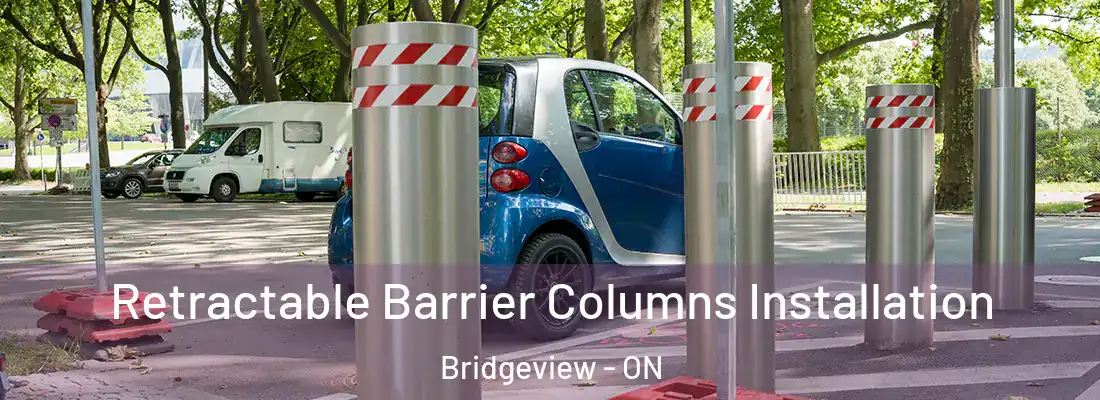  Retractable Barrier Columns Installation Bridgeview - ON