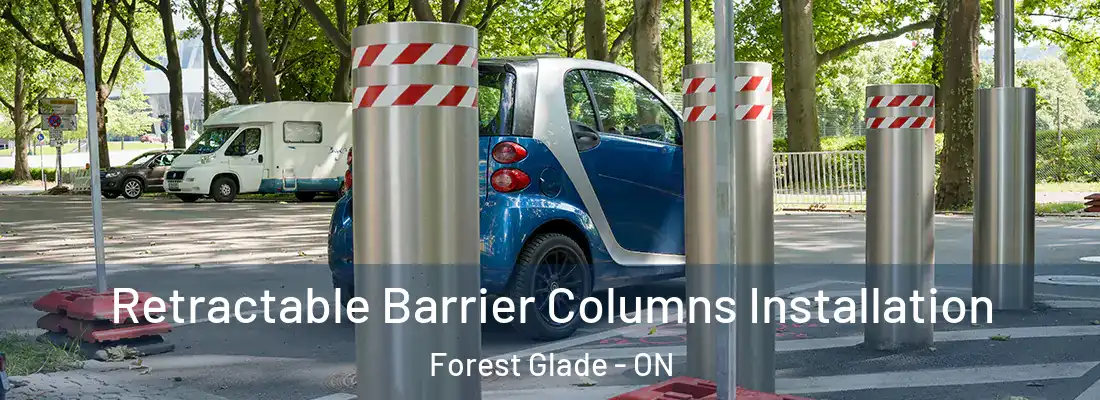  Retractable Barrier Columns Installation Forest Glade - ON