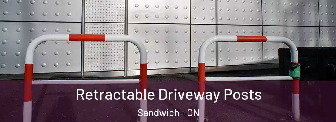  Retractable Driveway Posts Sandwich - ON