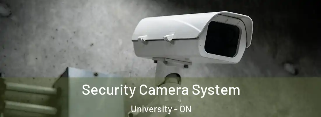  Security Camera System University - ON