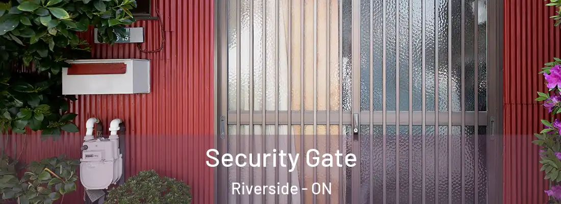  Security Gate Riverside - ON