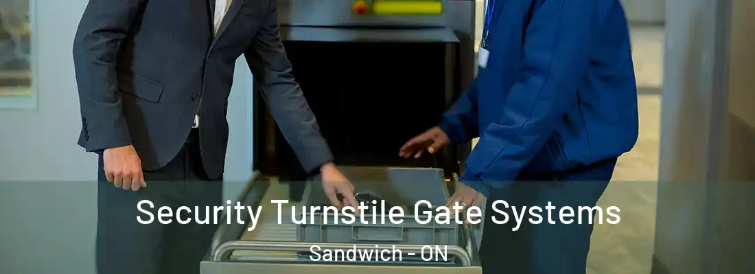  Security Turnstile Gate Systems Sandwich - ON